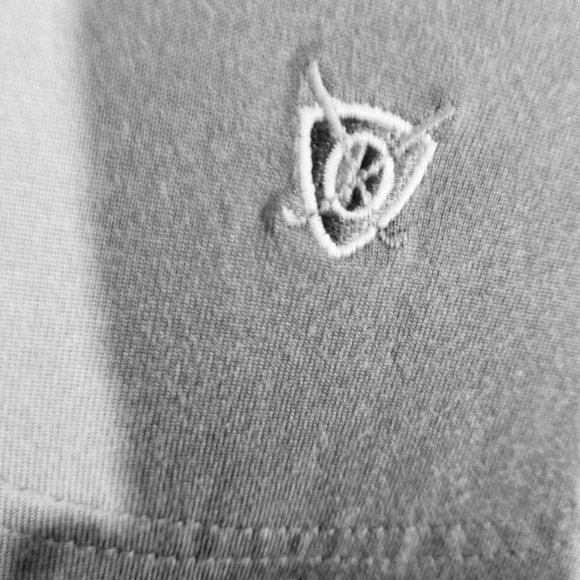 Oxford Golf Polo Pullover Tennis Classic Shirt Gray Lg Quarter-Zip Long Sleeve - Picture 4 of 11